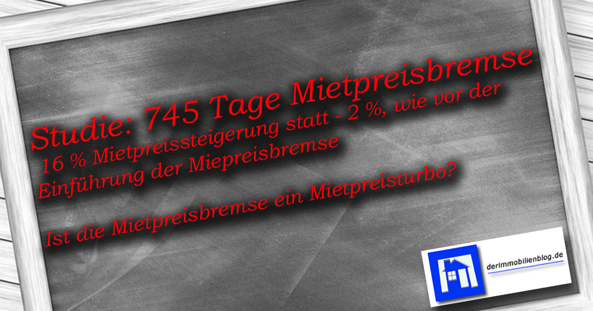 Studie Mietpreisbremse